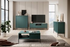 Toaletka T104 system NOVA Zielony, stelaż złoty i czarny - Miniaturka zdjęcia nr 6