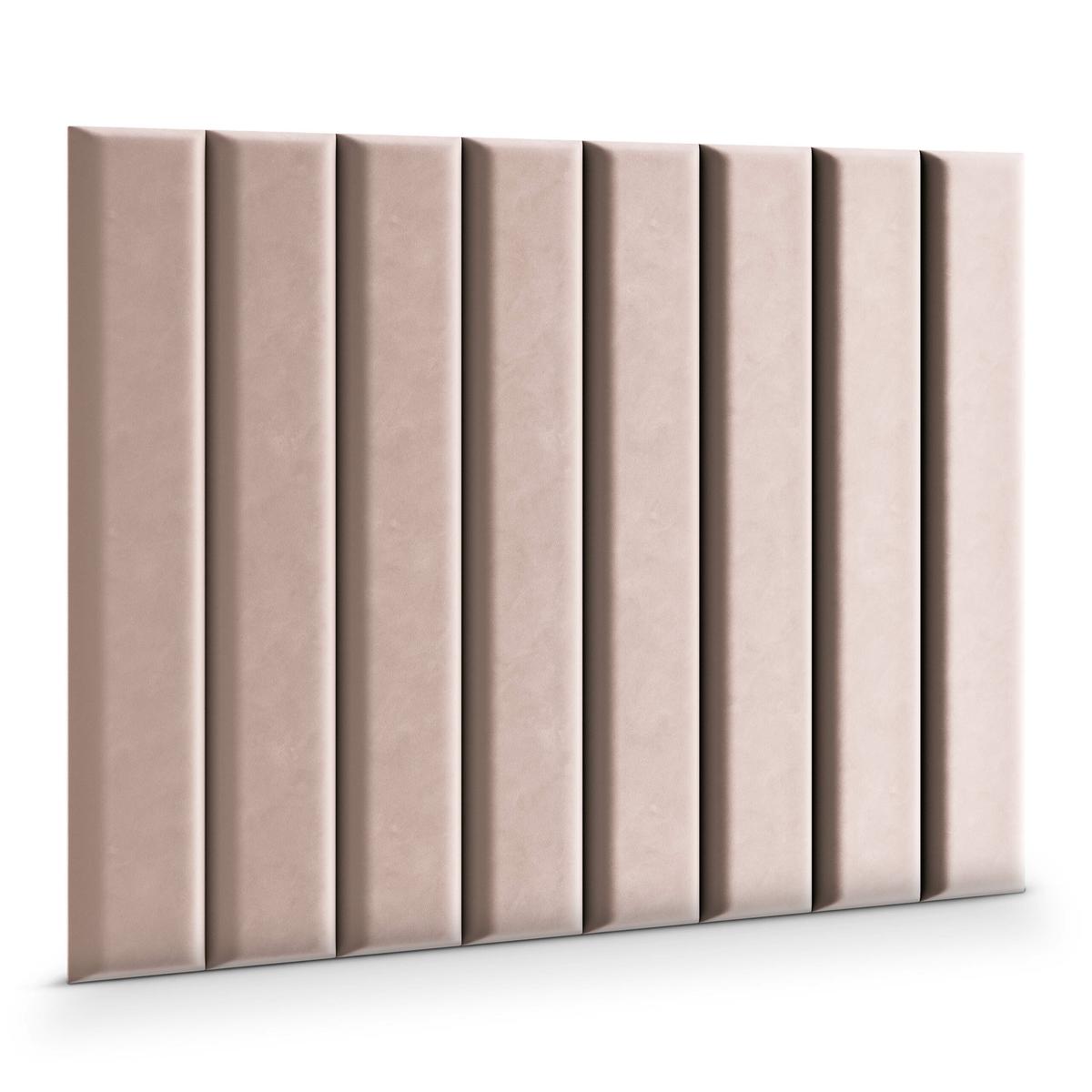Panele tapicerowane 100x20 na ścianę magic velvet pudrowy róż nr. 3