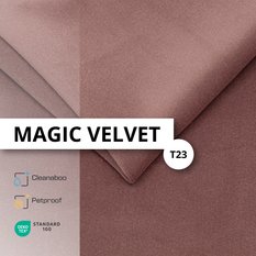 Łóżko Pojedyncze 90x200cm łóżko tapicerowane z pojemnikiem brudny róż do sypialni wezgłowie 100 cm - Miniaturka zdjęcia nr 13