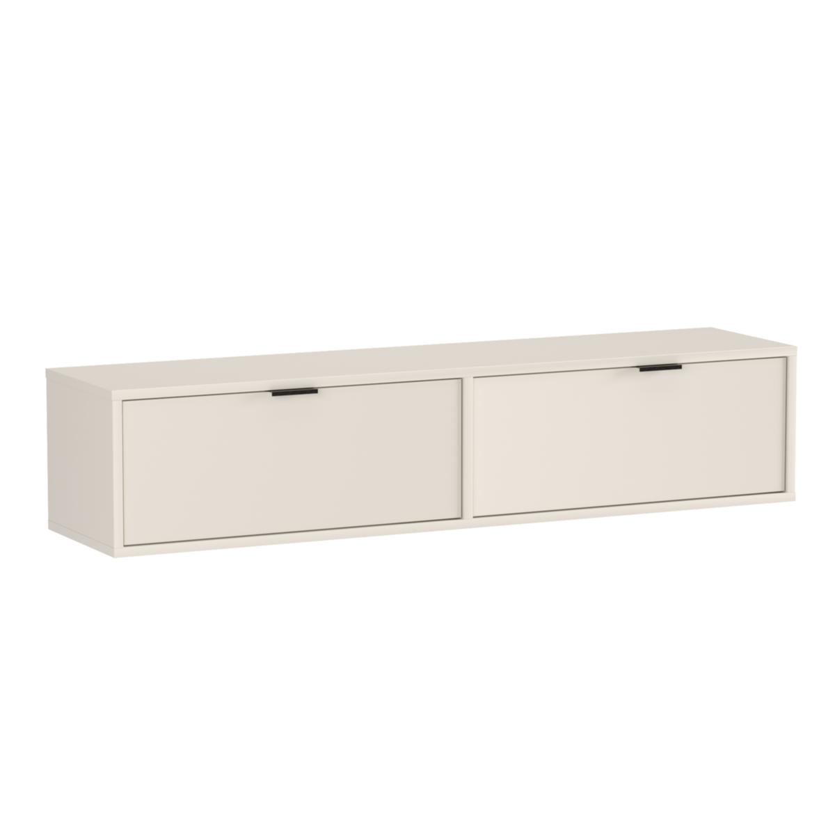 Szafka wisząca RTV AURA 140x33x30 cm do salonu kaszmir nr. 2