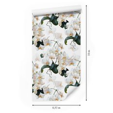 Tapeta do sypialni egzotyczne storczyki orchidee  - Miniaturka zdjęcia nr 2