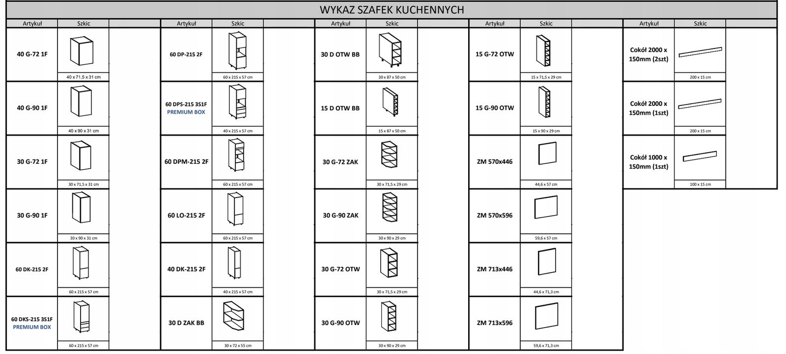 Front panel do zmywarki WISSA 45 cm antracyt szary nr. 5