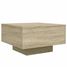 Stolik kawowy 55x55x31 cm dąb sonoma elegancki do salonu - Miniaturka zdjęcia nr 4