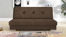 Wersalka Axel 90x195x91 cm do salonu tkanina obiciowa sawana brązowy - Miniaturka zdjęcia nr 2