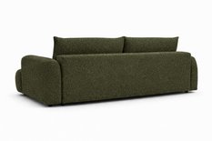 Kanapa z funkcją spania Mediolan 250x112x90 cm LOOP rozkładana trzyosobowa zieleń - Miniaturka zdjęcia nr 5