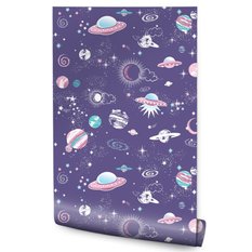 Tapeta Do Pokoju Chłopca Gwiazdy KOSMOS Planety  - Miniaturka zdjęcia nr 1
