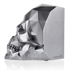 Podpórka do książek Skull Low-Poly Steel Poli - Miniaturka zdjęcia nr 2