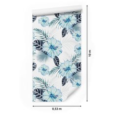 Tapeta KWIATY Hibiskusa Liście Tropikalne Natura 53x1000  - Miniaturka zdjęcia nr 2