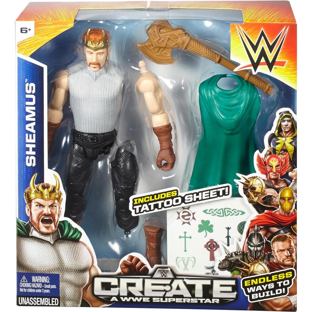 Ruchoma figurka sheamus cml05 wwe create a superstar wrestling oryginalna 