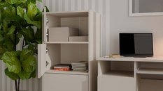 Komoda ALMA 119x50x40 cm do salonu biura kaszmir - Miniaturka zdjęcia nr 10