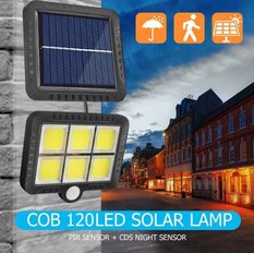 Lampa 11 cm solarna LED czujnik zmierzchu ruchu do ogródka - Miniaturka zdjęcia nr 6