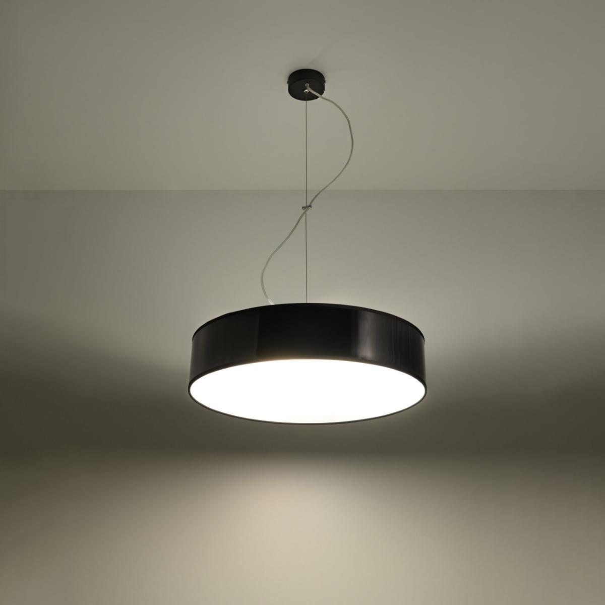 Lampa wisząca ARENA 45 czarna 111x45x45cm nowoczesna E27 do salonu nr. 3