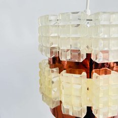 Modernistyczna lampa wisząca, Polska, lata 70. - Miniaturka zdjęcia nr 7