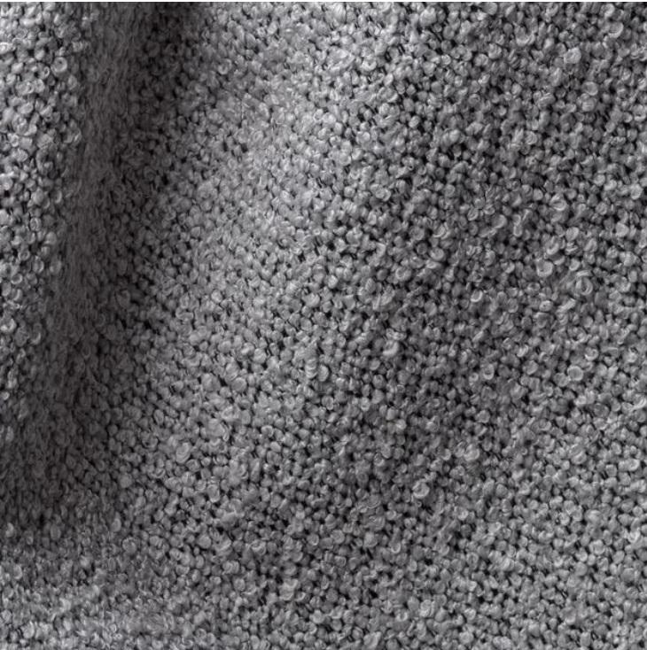 Kanapa rozkładana trzyosobowa z funkcją spania Mediolan 250x112x90 cm sofa z funkcją spania tkanina LOOP szara nr. 6