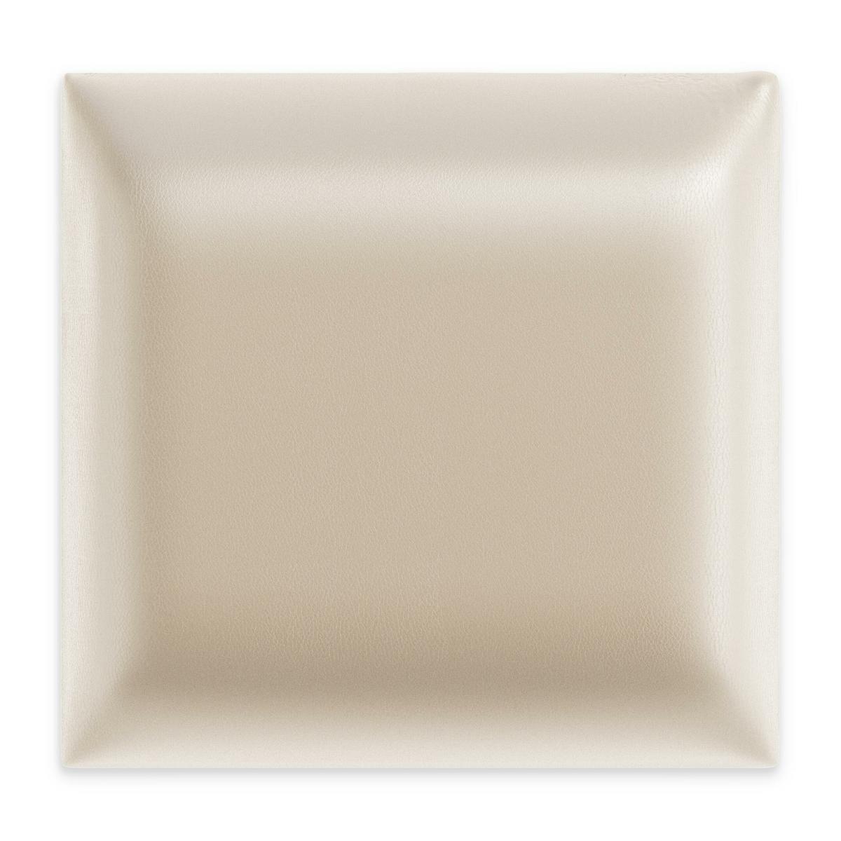 Panele tapicerowane 50x50 na ścianę eko skóra kremowy nr. 2
