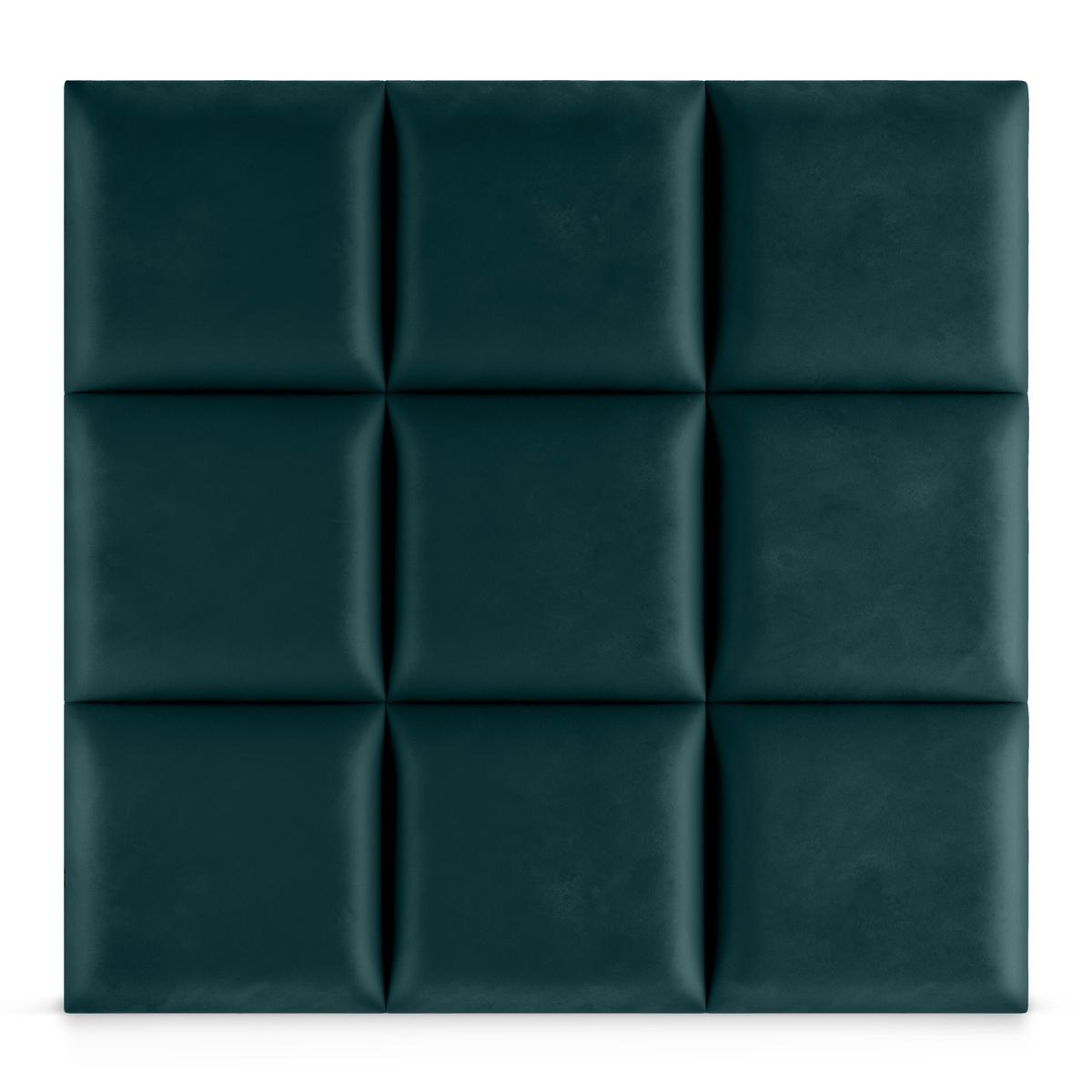 Panele tapicerowane 40x40 na ścianę wezgłowie turkusowy nr. 4