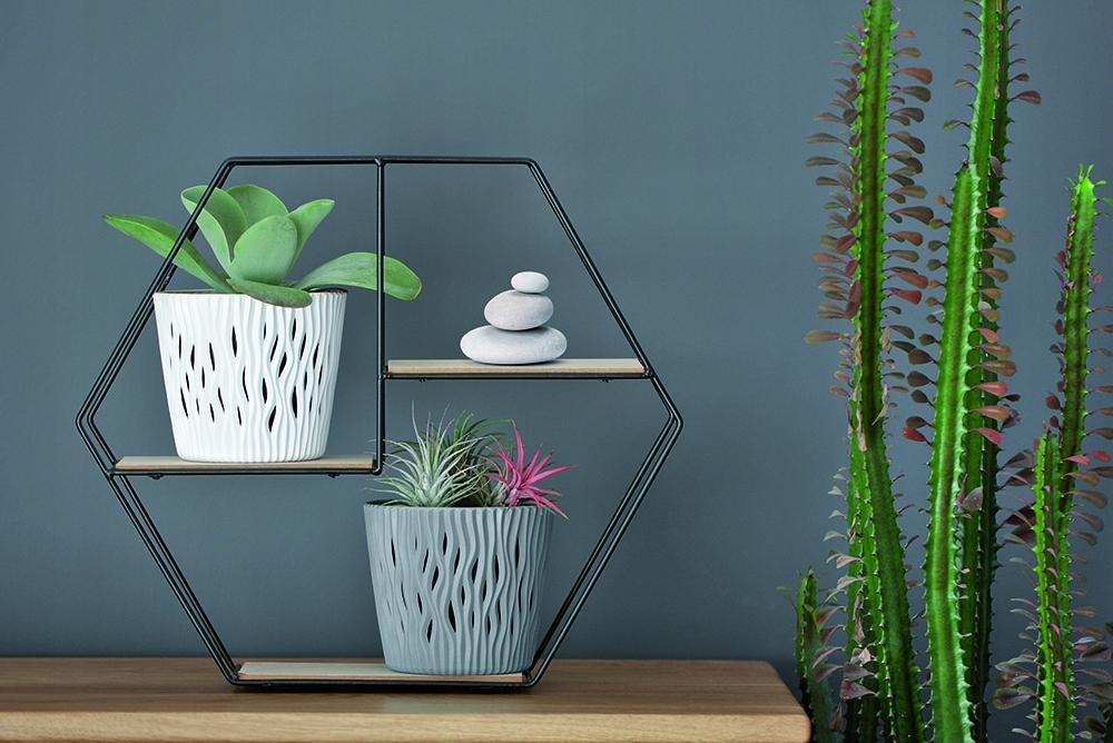 Doniczka okrągła Sandy Round DSR220 z wkładem nr. 2