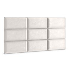 Panele tapicerowane 50x30 na ścianę wezgłowie kremowy - Miniaturka zdjęcia nr 3