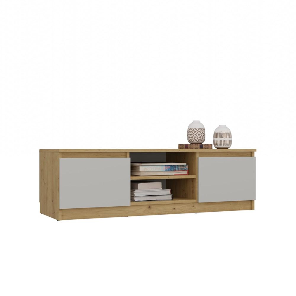 Szafka RTV Malwa 36x120x40 cm do salonu dąb artisan kaszmir beż nr. 14
