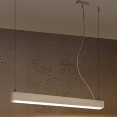 Lampa wisząca PINNE 67 biała 3000K 150x6x67cm nowoczesna LED do salonu - Miniaturka zdjęcia nr 3