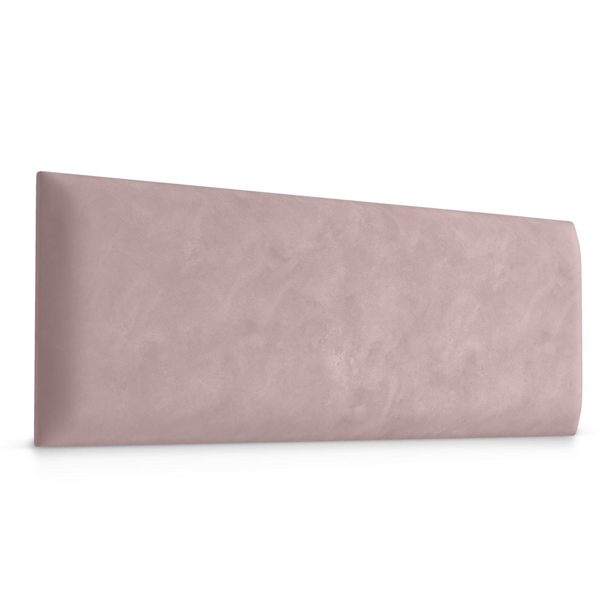 Panele tapicerowane 90x30 cm na ścianę prostokąt różowy