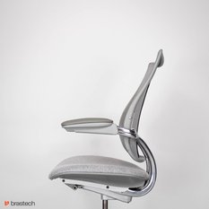 Fotel biurowy Humanscale Liberty – ergonomiczny, siatkowe oparcie, tapicerowane siedzisko, automatyczny mechanizm samoważący - Miniaturka zdjęcia nr 11