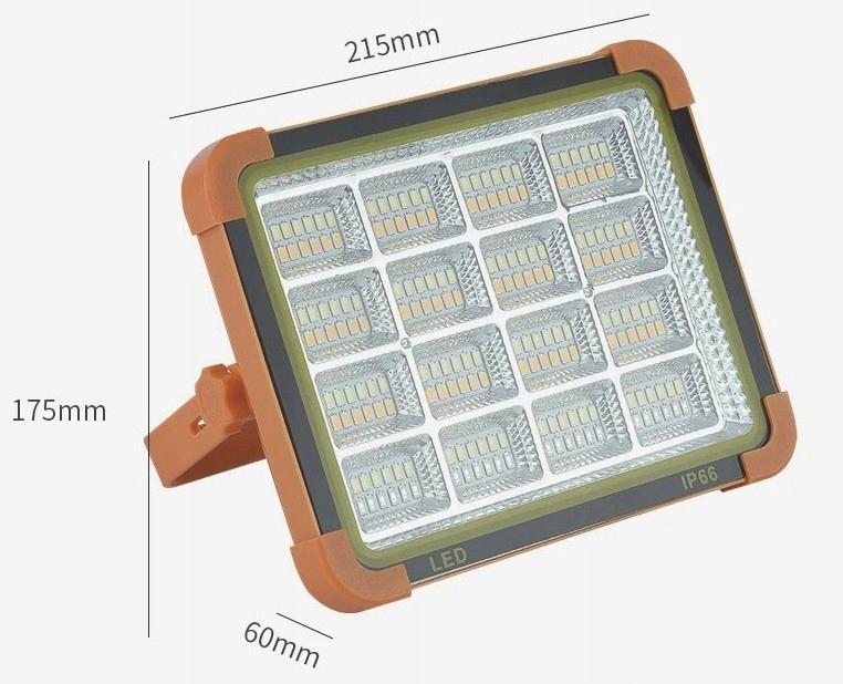 Halogen solarna lampa LED 50W reflektor naświetlacz do ogrodu  nr. 11