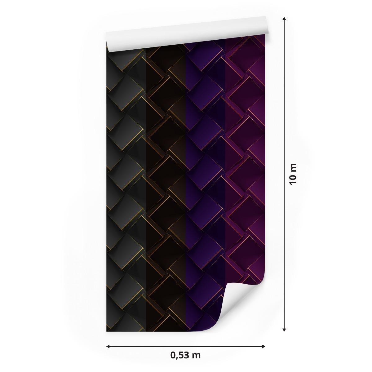 Tapeta Nowoczesna GEOMETRYCZNE Wzory Efekt 3D  nr. 2