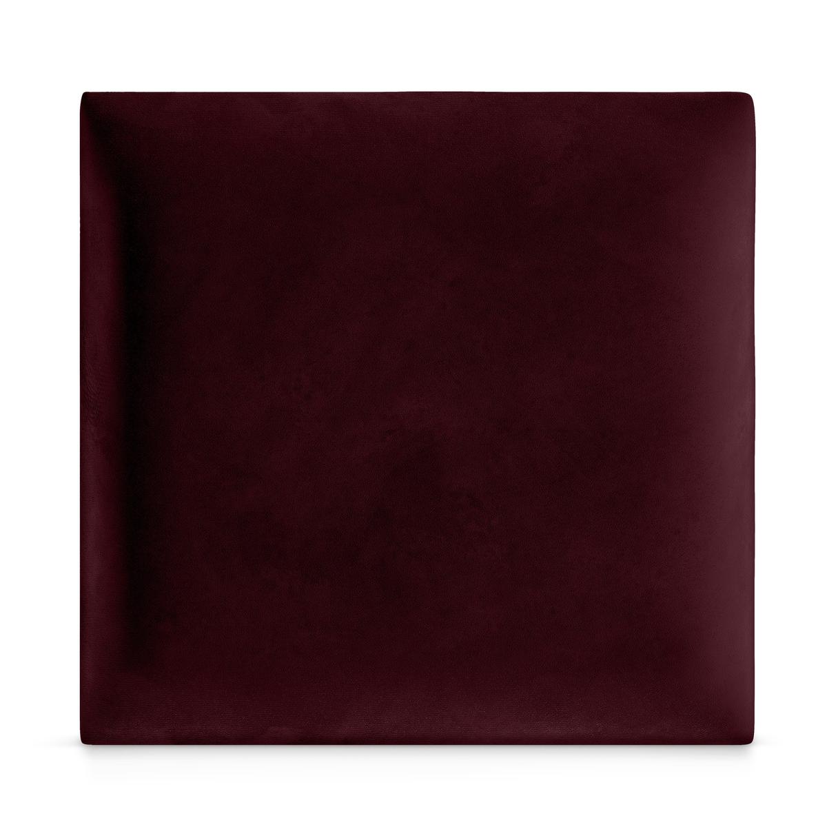 Panele tapicerowane 40x40 cm na ścianę kwadrat bordowy nr. 2