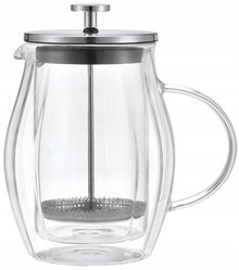 Szklany ZAPARZACZ TŁOKOWY Do HERBATY Ziół KAWY French Press 600ml 7683 - Miniaturka zdjęcia nr 1