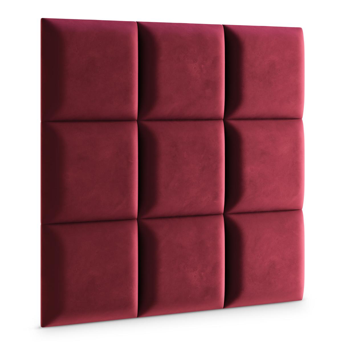 Panele tapicerowane 40x40 na ścianę magic velvet bordowy nr. 3