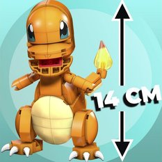 Figurka CHARMANDER klocki pokemon mega construx dla dziecka - Miniaturka zdjęcia nr 4