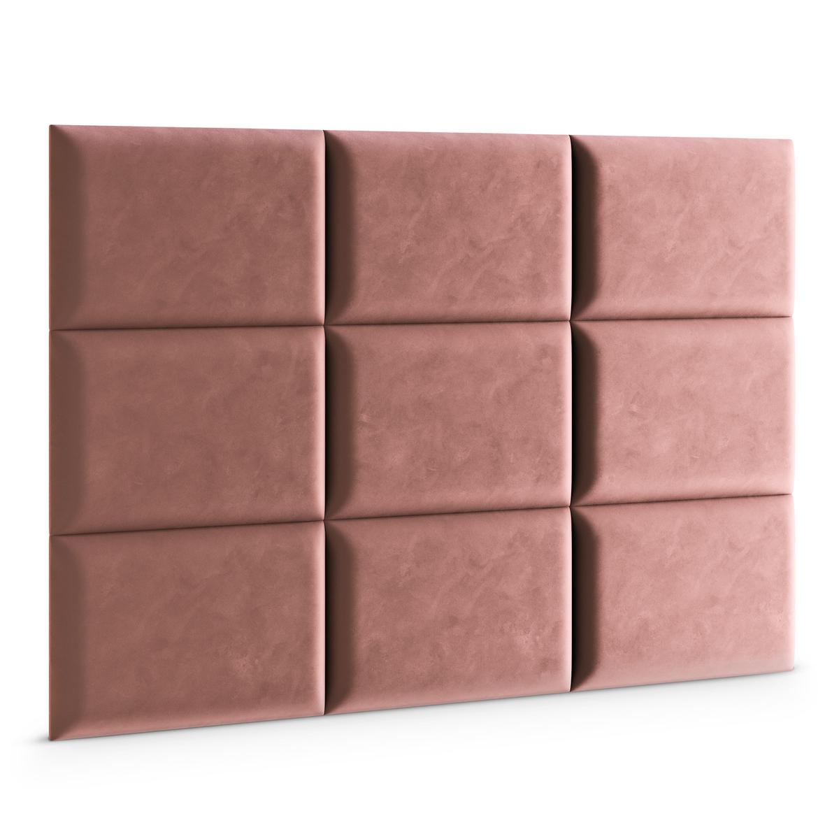 Panele tapicerowane 60x40 cm na ścianę magic velvet brudny róż nr. 3
