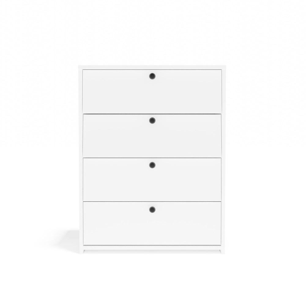 Szafka na obuwie Loka 85x66x36 cm do przedpokoju biała nr. 5