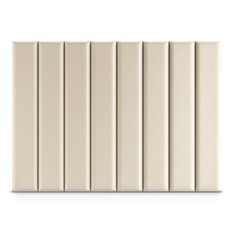  Panele tapicerowane  100x20 cm na ścianę magic velvet kremowy - Miniaturka zdjęcia nr 2