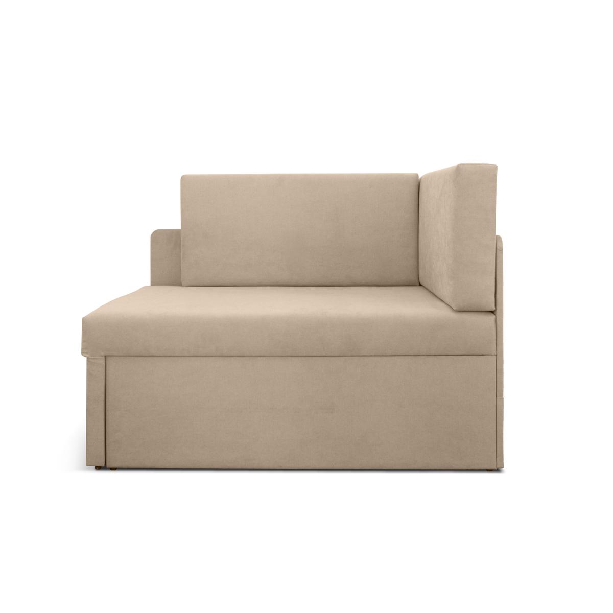 Łóżko dziecięce Viluś 108x81x78 cm sofa narożnik jednoosobowy do pokoju z funkcją spania i przechowywania dla dzieci beżowy nr. 16