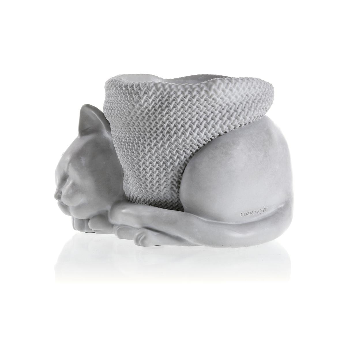 Donica Sleepy Cat Unpainted 12 cm nr. 4