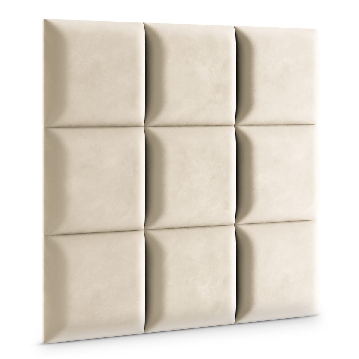 Panele tapicerowane 40x40 na ścianę magic velvet kremowy nr. 3