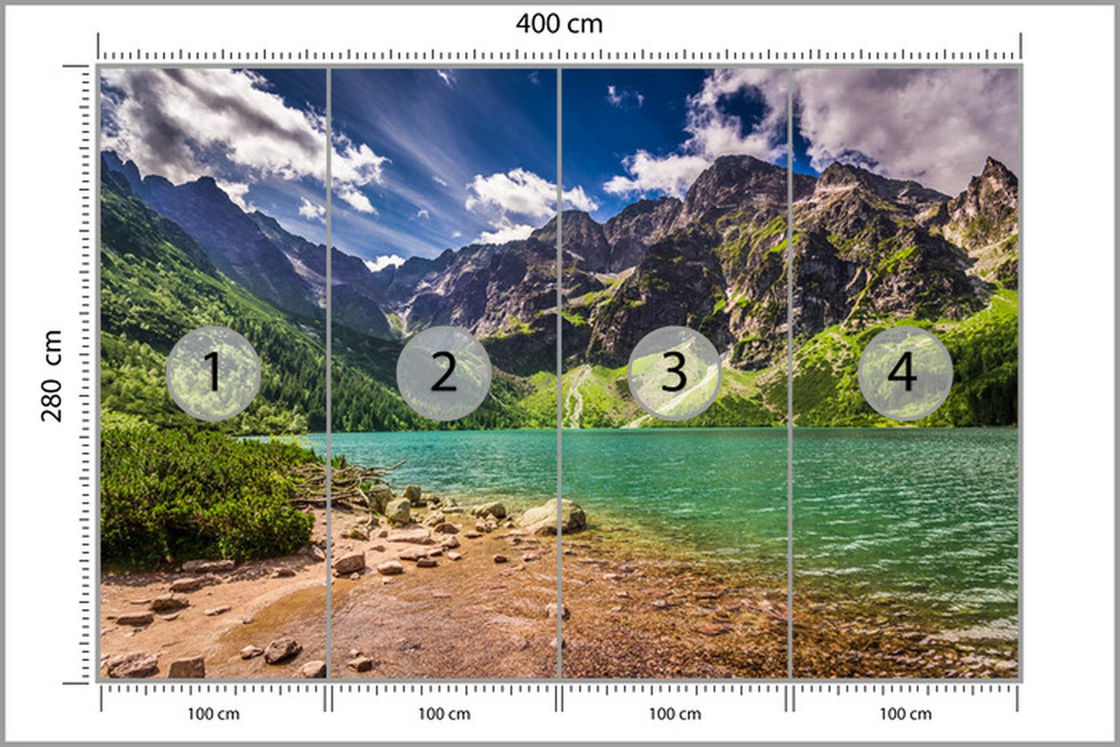 Fototapeta Jezioro Morskie Oko w Tatrach Dekoracja Ścienna do Salonu nr. 2