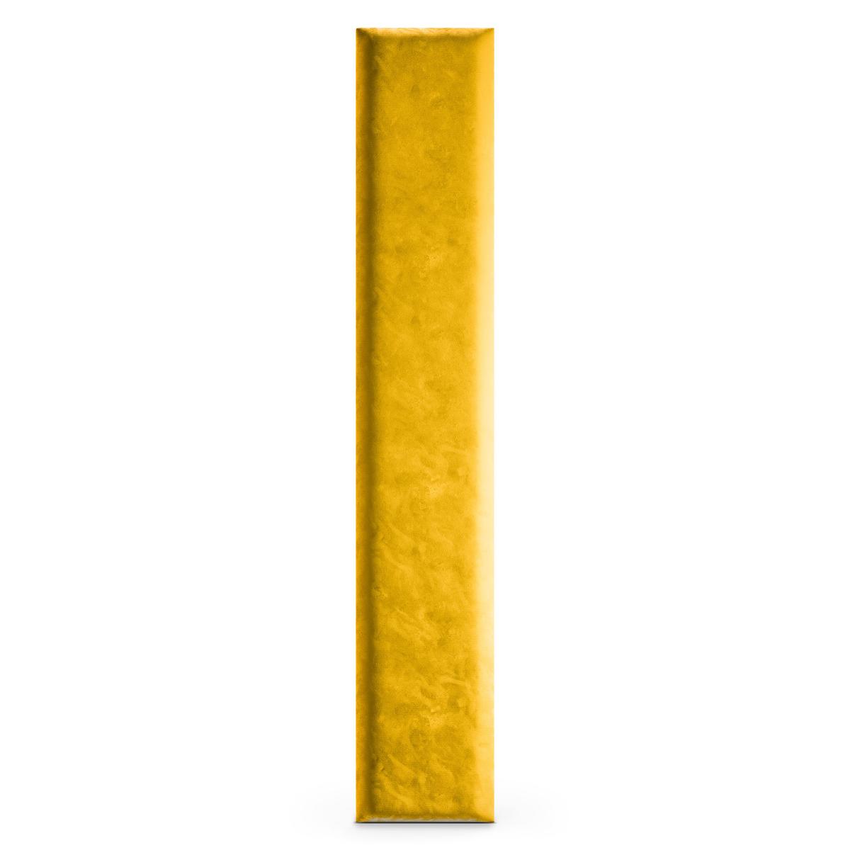 Panele tapicerowane 100x20 na ścianę magic velvet żółty nr. 4