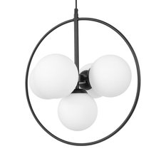 Lampa wisząca K-3838 GEO 45x100x38 cm do salonu lub pokoju czarny/biały - Miniaturka zdjęcia nr 3