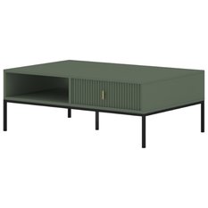 Stolik kawowy Maggiore 104,2 cm smoke green zielony czarny złoty - Miniaturka zdjęcia nr 3