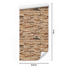 Tapeta Flizelinowa KAMIEŃ ŁUPEK Cegła Modny Wzór 53x1000  - Miniaturka zdjęcia nr 2