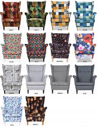 Fotel Uszak z podnóżkiem najmodniejsze liście 2021 - Miniaturka zdjęcia nr 10