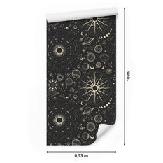 Tapeta Ozdobna PLANETY Znaki Zodiaku Słońce Boho  - Miniaturka zdjęcia nr 2