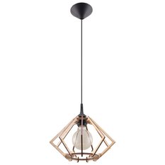 Lampa wisząca POMPELMO naturalne drewno 90x27.5x27.5cm nowoczesna E27 do salonu - Miniaturka zdjęcia nr 1