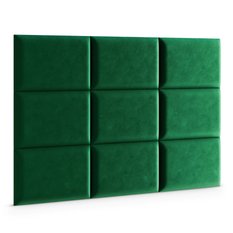 Panele tapicerowane 40x30 na ścianę magic velvet butelkowa zieleń - Miniaturka zdjęcia nr 3