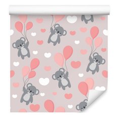 Tapeta Dla Dzieci MISIE Koala Baloniki Serduszka 53x1000  - Miniaturka zdjęcia nr 7