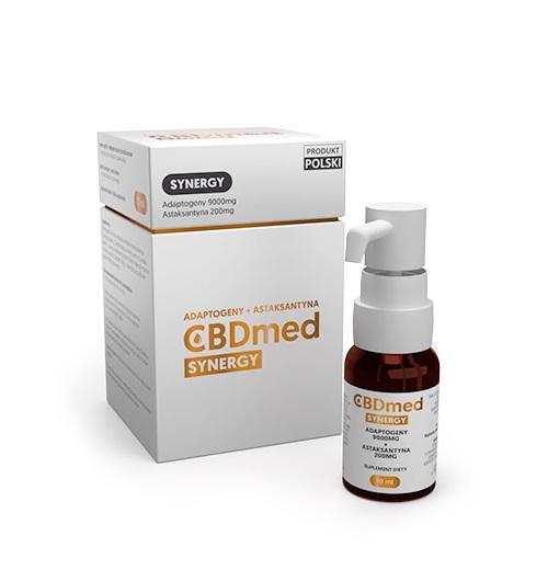 CBDmed SYNERGY olejek Adaptogeny + Astaksantyna