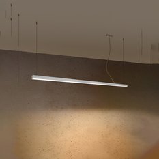 Lampa wisząca PINNE 200 biała 3000K 150x6x200cm nowoczesna LED do salonu - Miniaturka zdjęcia nr 3